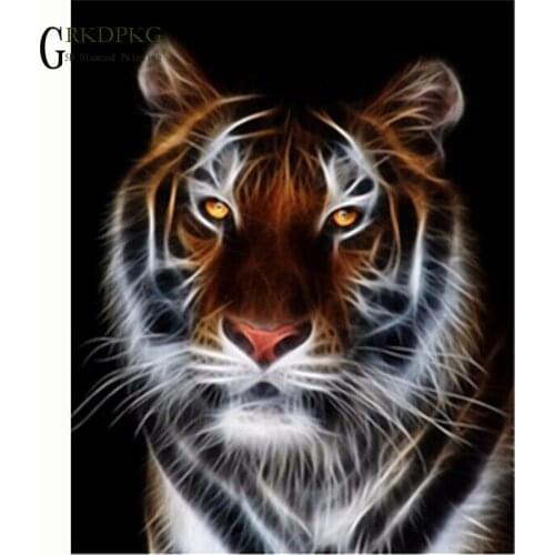 Tiger fantasy gift 5D diy Full Square/Round Diamond Painting Cross Stitch Diamond Embroidery Diamond Mosaic Wedding decoration