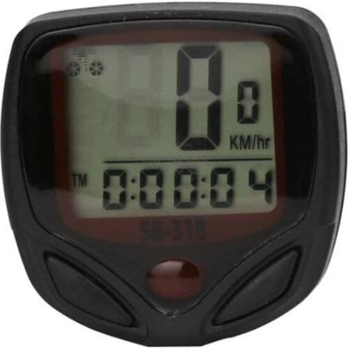 Water proof Resistant Bicycle Bike Cycle Cycling LCD Display Digital Computer Speedometer Odometer Accessories Dropship#0401