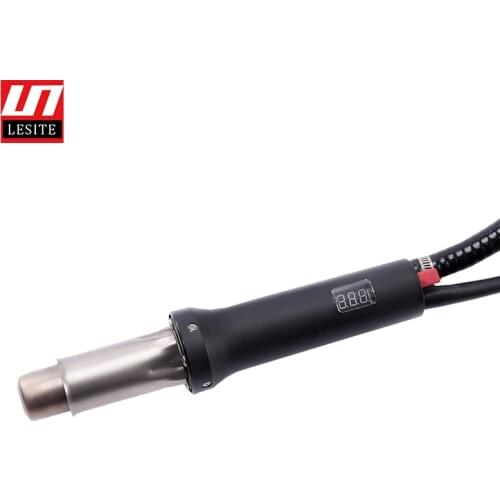 Hot air blower plastic welding pen for draw welding with digital display