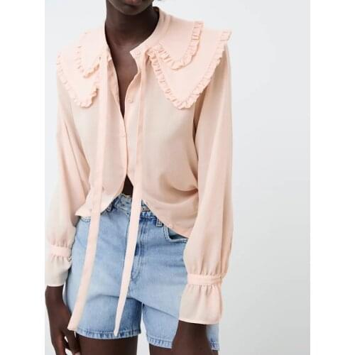 Розовые блузки Zary Daisy China At AliExpress