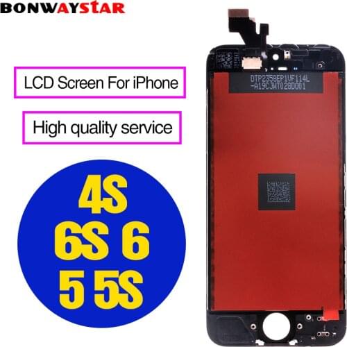 LCD Screen For iphone 6 4s 5S 5c Display LCD Touch Screen Digitizer Assembly Replacement Pantalla ecran LCD for iphone 5c 5s lcd