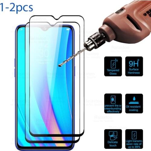 1-2PCS Glass For OPPO Realme 5 pro Screen Protector Tempered Glass For Realme 6 Pro X50 XT X2 5i Glass Phone Film Reno Ace