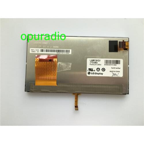 100% new 6.1inch LCD Touch screen LA061WQ1(TD)(02) LA061WQ1(TD)(05) touch digitizer panel for Toyota Camry car LCD monitor