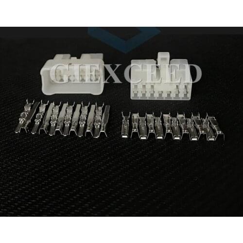 2 Sets 12 Pin 7122-1210 7123-1210 Female Male Automotive Connector Wiring Electrical Socket With Terminals