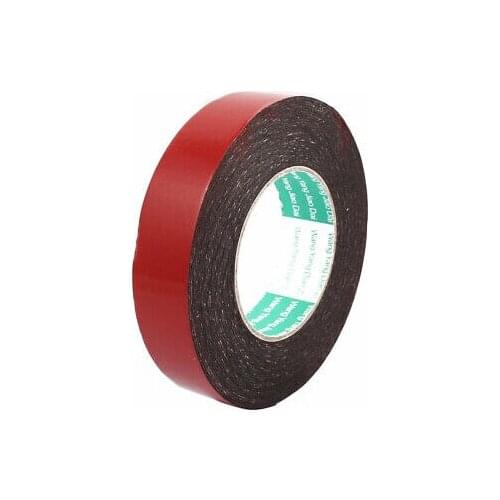 30mm x 1mm Car Self Adhesive Shock Resistant Foam Tape Red 10 Meters Length
