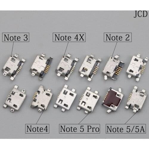 5pcs 10pcs Micro USB for Xiaomi Redmi NOTE 1/2/3/4/5/5A /5pro NOTE 4X connector jack socket female charging port charging Repai