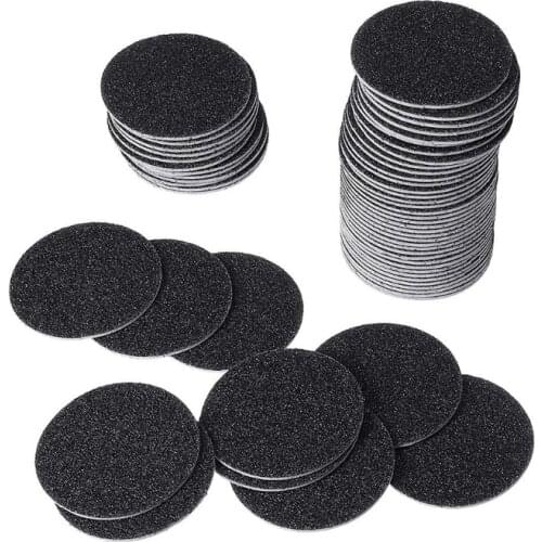 60 Pieces Regular Coarse Replacement Pads for Portable Electric Foot Grinder Grind Head for Cracked Heels Dead Skin