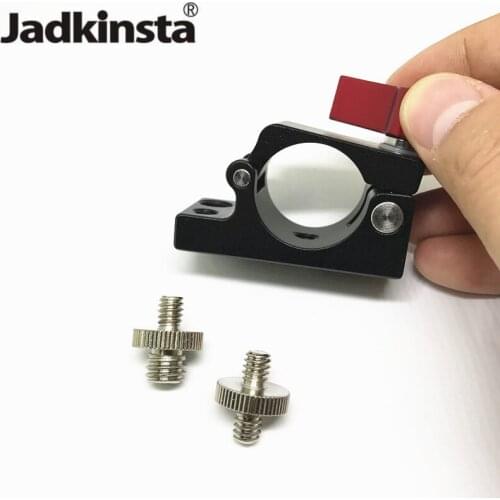 Tripod Adapter Male 1/4 3/8 Screw + Mini Ball Head with 1/4 Mount + 25mm Clamp Adapter For Dji Ronin MX Monitor