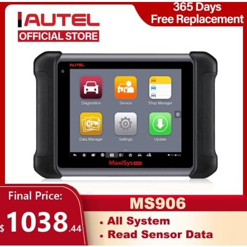 AUTEL MaxiSys MS906 Auto Diagnostic Tool OBD2 Scanner Automotive Key Coding OBD 2 ECU Tester Key Programmer PK MS906BT MS906TS