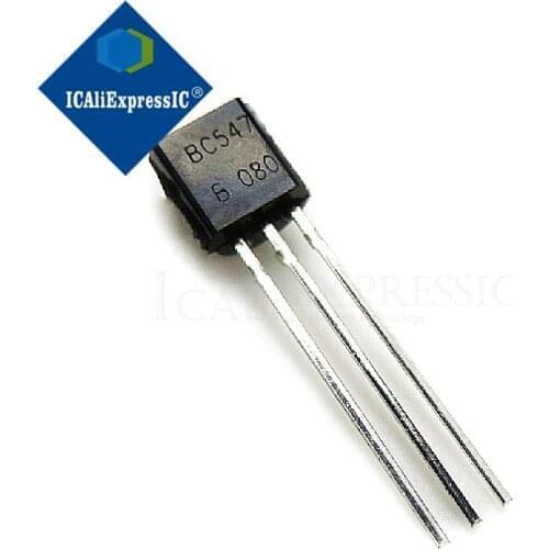 BC547B BC557B Each 50PCS all 100PCS/bag BC547 + BC557 NPN PNP Transistor TO-92 Triode Transistor In Stock