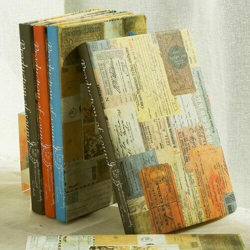 80% Off Retro Style Notebook A5 Color Page Journal Diary Book Home School Office Supply