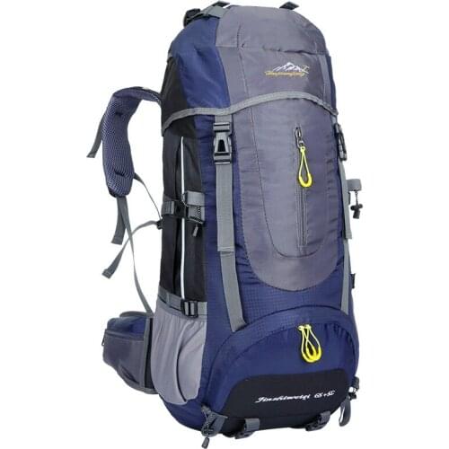Large 65+5L Capacity Mountaineering Backpack For Hiking Travel Tour Bag For Outoor Camping Fishing Sports Backpack