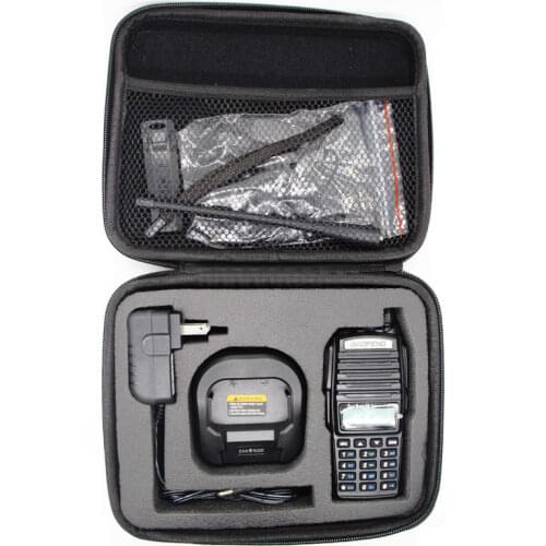 Handheld Hard Storage Box Carring Case Bag for Motorola GP328 Two Way Radio Baofeng UV-82 UV-8D UV-5R Walkie Talkie