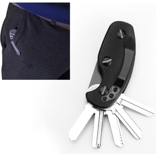 EDC gear key keychain gadgets inteligentes holder folder clamp pocket multi tool small tools Key collection