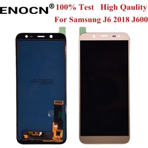 ENOCN For Samsung Galaxy J6 2018 J600 J600F J600Y LCD screen Display and touch Glass pannel Assembly TFT version