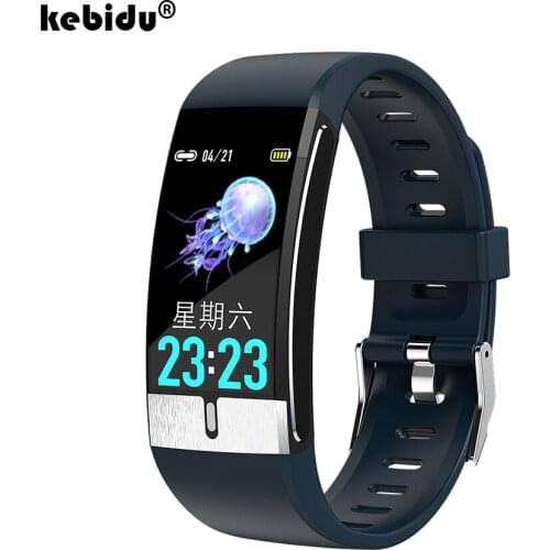 Fitness Tracker Bracelet E66 Body Temperature ECG Smart Bracelet Heart Rate Monitor Smart Watch Music Control Sport Band Watch