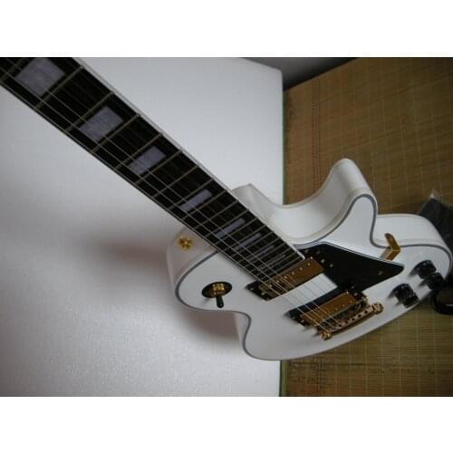 Top quality classic electric guitar custom white electric guitar, gold hardware 8yue6