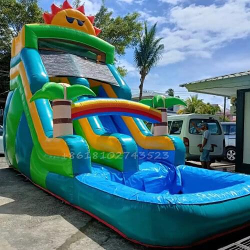 Waterslide Pool Commercial Inflatable Water Slide for Kid Big Cheap Bounce House China Jumper Bouncy Jump Castle Bouncer