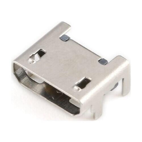 20pcs Micro USB connector 5pin seat Jack Micro usb Four legs 5P Inserting plate seat Mini usb connector