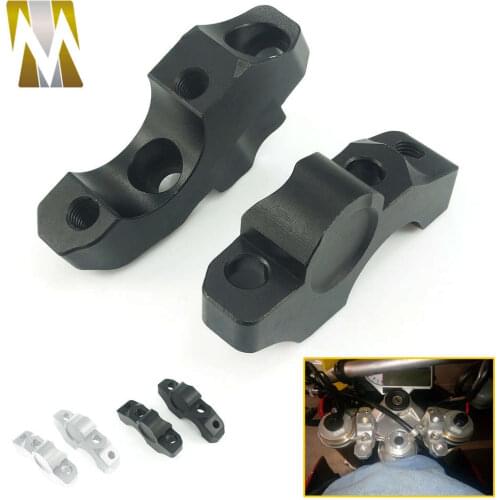 For S1000R S1000XR 2017 2016 2015 2014 Motorcycle Handlebar Mount Riser Clamp for S 1000R S1000 XR Motor Handle Bar Accessories