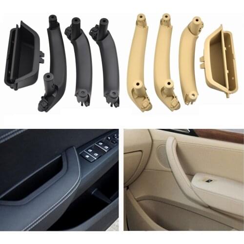 LHD RHD Car Left Front Interior Door Handle Panel Handle Pull Trim Cover For BMW X3 X4 F25 F26 2010-2017 Auto Accessories