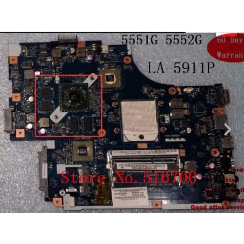 Placa Base Motherboard For Acer Aspire 5551G 5552G eMachines E642G LA-5911P 1.0 NEW75 Motherboard Tested