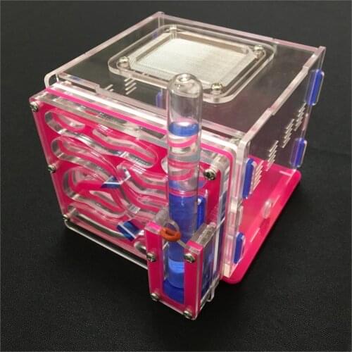 9colorDIY moisture with feeding area ant nest ,ant farm acrylic,insect ant nests villa new pet advanced mania for house ants