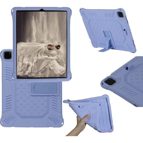 Soft Silicon Case for ipad pro 2020 12.9 Funda Cover Stand Holder for ipad pro 12 9 case 2018 A1876 A2014 A1895 A1983 A2229