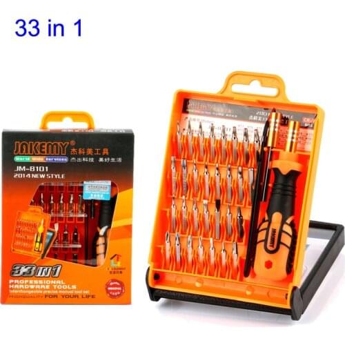 33 in 1 Precision Screwdriver Kit CR-V Magnetic Bits Torx Hex Tournevis Screw Driver For Mobile Phone Computer Repair Tools