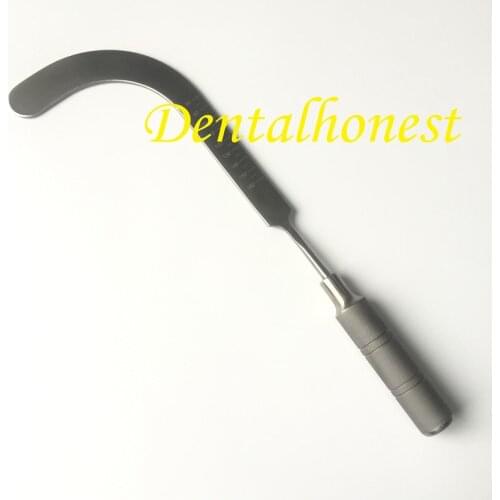 Stainless steel 22cm/26cm Breast Detacher Sickle Shape Plastic Surgery instruments Facial beauty tools