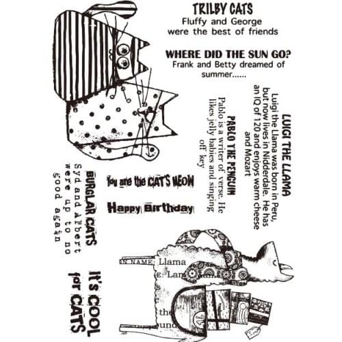 RetroTransparent Clear Silicone Stamp/Seal for DIY scrapbooking/photo album Decorative clear stamp A7275