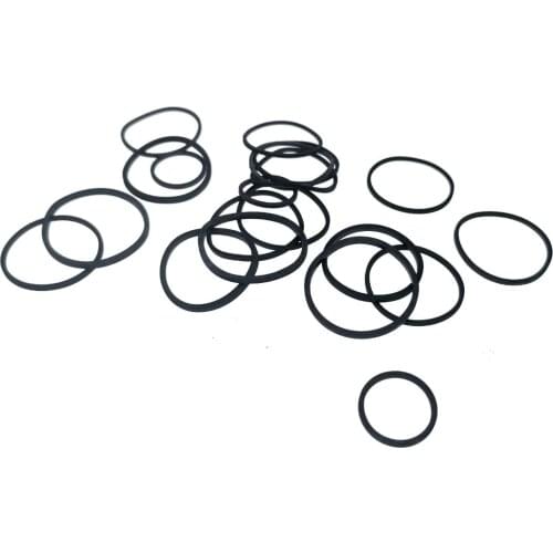 20pcs Mixed transmission belt for car audio player DVD CD drive cassette deck Walkman belt Pulley tape Recorder motor