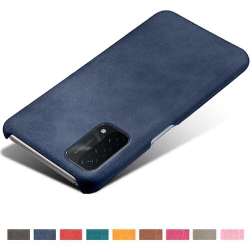 Luxury Vegan PU Leather Cover For OPPO A93 A74 A55 A54 5G Funda Wearable Slim Coque For Oppo A 54 55 74 93 5G A94 4G Case Capa