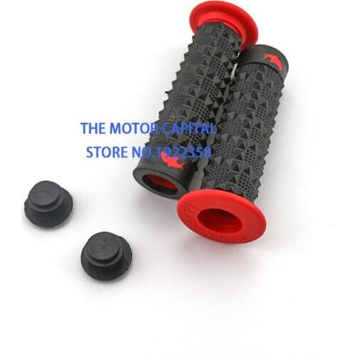 High quality 22mm 24mm universal red rubber antiskid Grips motocross handle for motocross pit bike scooter accessories grips