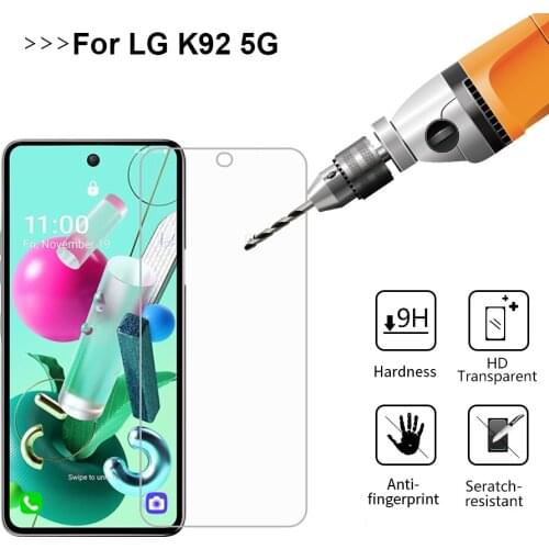 Tempered Glass For LG K92 5G Screen Protector 9D Protective Glass For Cristal Templado LG K92 5G LM-K920AM Pelicula de vidro