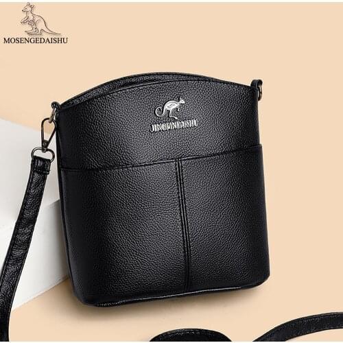 2021 Spring New Letter Designer Womens Bag High Quality PU Leather Ladies Shoulder Bag Solid Color Design Women Messenger Bags