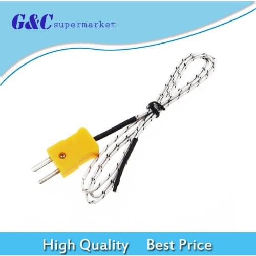1PCS 1M Temperature K-type Thermocouple Sensor Digital Probe Tester diy electronics