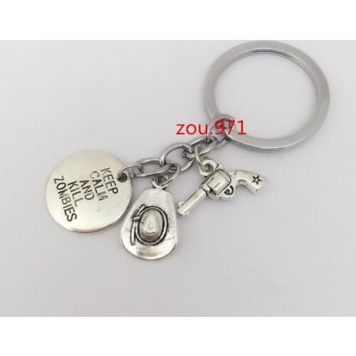 1pcs The Walking Dead RICK Creative keychain High Quality Alloy Pendant ewelry