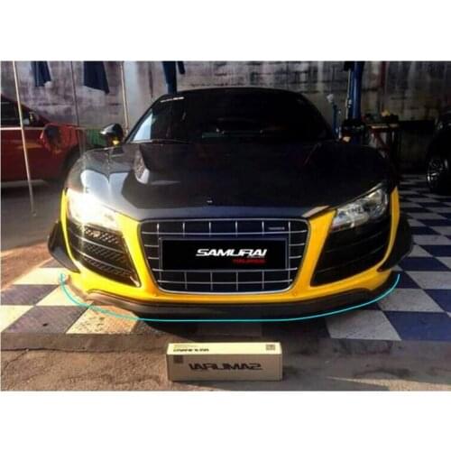 2.5M Car Styling Rubber Exterior Bumper Lip Strip Car Side Skirts Sticker For Ferrari Bentley Lamborghini Maserati Accessories