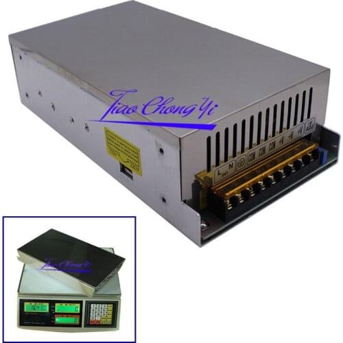 720W DC24V 30A Double row Fan Switching power Supply adapter for LED Strip NEW