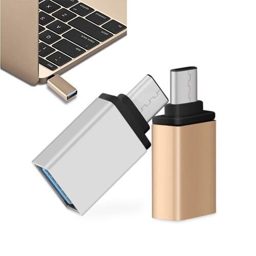 1PC USB Data Sync Adapter USB 3.0 Type C Male To USB 3.0 A Female Adaptor Fast Charging Sync Data For C Lnterface Equipment