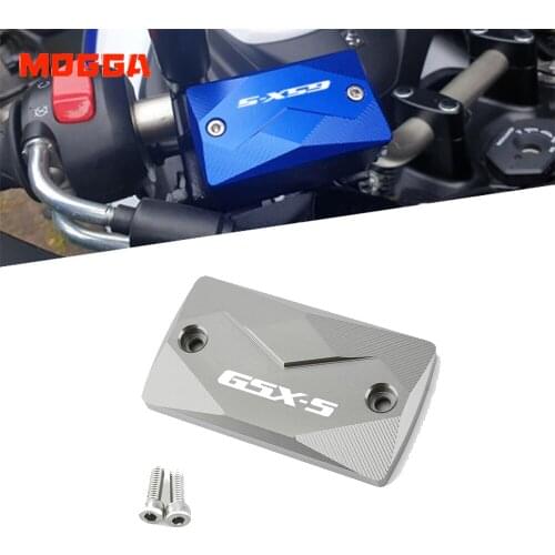 With Logo GSX-S Motorcycle CNC Accessorie Front Brake Fluid Reservoir Cap Cover Protection For SUZUKI GSXS GSX-S750 2016-2020