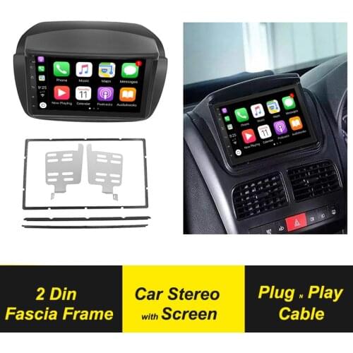 2Din Fascia Radio For FIAT Doblo 263 2010-2015 For OPEL Combo Tour D 2011 Frame GPS Navigation Android Car Multimedia Player