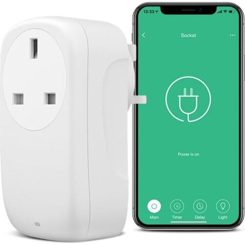 Broadlink SP4L UK Wifi Socket Timer Setting Plug Smart Home Wireless App Control work with Alexa Google Home