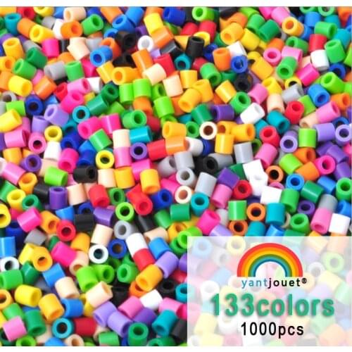 YantJouet 5mm Beads 1000pcs 133color Pearly Iron Beads for Kids Hama Beads Diy Puzzles High Quality Handmade Gift Toy