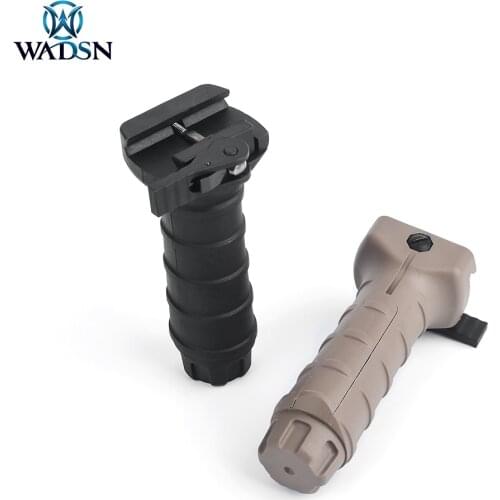 WADSN Airsoft TGD QD Mount Long Vertical Hand Stop Plastic Shooting Rifle M4A1 AR15 Tactical Handguard Blocker For 20mm Rail
