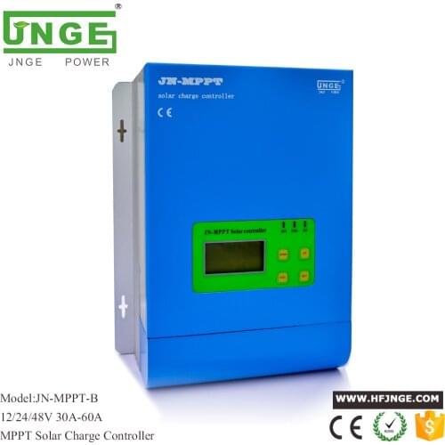 JNGE Brand 60A Solar Controller MPPT Solar Charge Controller for 12v/24v/48v auto PV System Solar Regulator