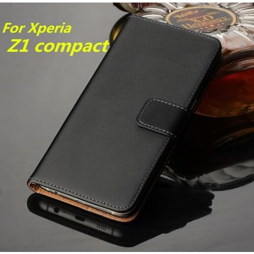 Z1 Mini Leather cover case Luxury Wallet Case For Sony Xperia Z1 compact D5503 card holder shell Retro Premium phone bags GG