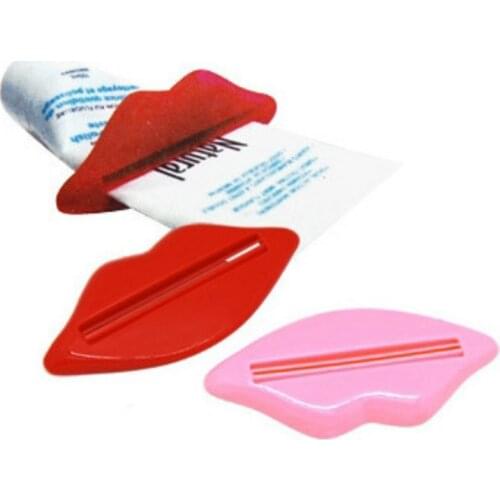 Creative Korea Multi use extruder partner Multi lip toothpaste squeezing device Kiss the toothpaste squeezer-1PC