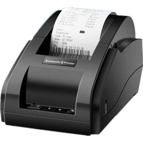 New 58mm Take Out Catering Supermarket Retail Payment Receipt Barcode Cashier POS Mini USB Bluetooth Thermal Printer